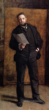 portrait Tableau Peinture - Portrait de Leslie W Miller réalisme portraits Thomas Eakins